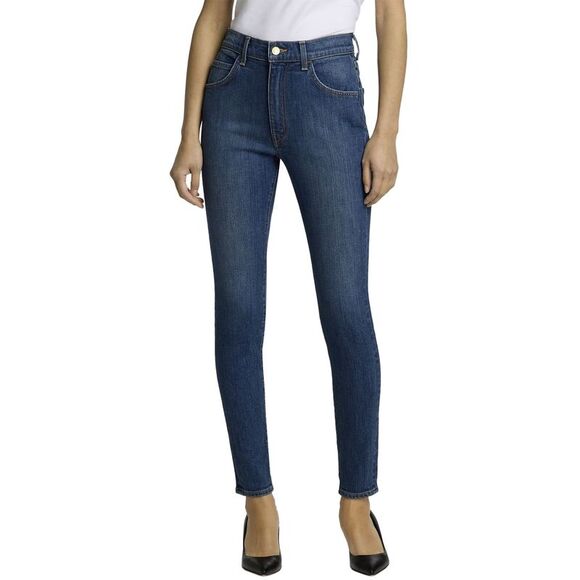 St. John Womens Newport Slim Fit Jeans 6 Dark Indigo - NWT $495